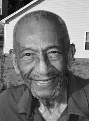 Black and White Portrait of Older Man